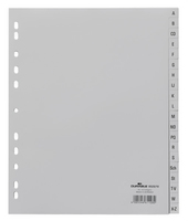 [439159000] Durable 652010 - Alphabetic tab index - Grey - Portrait - A4 - 245 mm - 297 mm