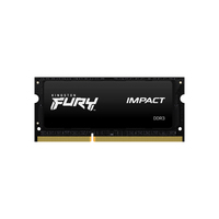 [11657747000] Kingston FURY Impact - 8 GB - 1 x 8 GB - DDR3L - 1866 MHz - 204-pin SO-DIMM - Black