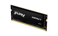 Kingston FURY Impact - 16 GB - 1 x 16 GB - DDR4 - 2666 MHz - 260-pin SO-DIMM - Black