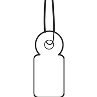 HERMA Hängeetiketten 10x22 mm mit Faden weiß 1000 St. - Weiß - China - 1 cm - 22 mm - 1000 Stück(e)