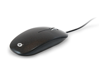 Conceptronic Optical Desktop Mouse - Ambidextrous - Optical - USB Type-A - 800 DPI - Black - Grey