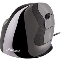 [7825262000] Evoluent VerticalMouse D Medium - rechts - Vertikale Ausführung - Laser - USB Typ-A - Schwarz - Grau