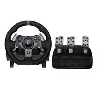 Logitech G G920 Driving Force Racing Wheel - Steering wheel + Pedals - PC - Xbox One - Xbox Series S - Xbox Series X - D-pad - Analogue / Digital - Wired - USB 2.0