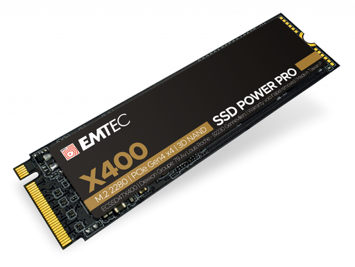 [11941669000] EMTEC SSD 500GB 5200/2000 X400 PCIe4 M.2 ETC| ECSSD500GX400