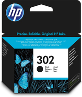 HP 302 Black Original Ink Cartridge - Standard Yield - Pigment-based ink - 3.5 ml - 170 pages - 1 pc(s) - Single pack