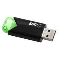 [9751811000] EMTEC Click Easy - 64 GB - USB Type-A - 3.2 Gen 1 (3.1 Gen 1) - Capless - Black - Green
