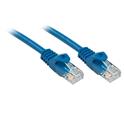 Lindy 48172 1m Cat6 U/UTP (UTP) Blau Netzwerkkabel