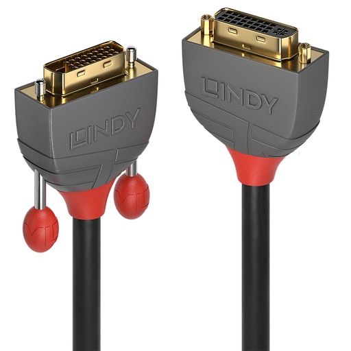 [6019619000] Lindy 36233 3m DVI-D DVI-I Schwarz DVI-Kabel