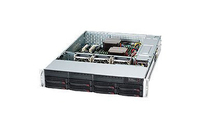 Supermicro SC825TQC-600LPB - Rack - Server - Black - EATX - 2U - HDD - Network - Power - Power fail - System