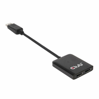 [5891334000] Club 3D Multi Stream Transport Hub DisplayPort 1.2 Dual Monitor USB Powered