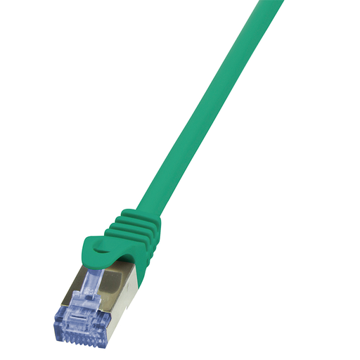 [3055718000] LogiLink 3m Cat.6A 10G S/FTP - 3 m - Cat6a - S/FTP (S-STP) - RJ-45 - RJ-45 - Grün