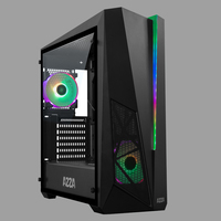 AZZA Thor 320 DH - Midi Tower - PC - Black - ATX - micro ATX - Steel - Tempered glass - Gaming