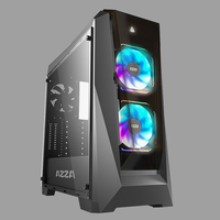 AZZA Chroma 410B - Midi Tower - PC - Black - ATX - micro ATX - 16.2 cm - 40 cm
