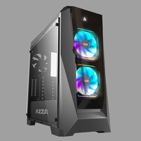 [6664451000] AZZA Chroma 410B - Midi Tower - PC - Black - ATX - micro ATX - 16.2 cm - 40 cm