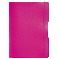 Herlitz 11361474 - Pink - A4 - 80 Blätter - 80 g/m² - Kariertes Papier