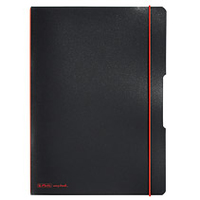 [3954150000] Herlitz my.book flex - Black - A4 - 40 sheets - 80 g/m² - Squared paper