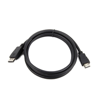 [3310992000] Gembird DisplayPort - HDMI - 1.8m - 1.8 m - DisplayPort - HDMI Type A (Standard) - Male - Male - Black
