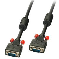[3698346000] Lindy VGA Cable M/M - black 3m - 3 m - VGA (D-Sub) - VGA (D-Sub) - Male - Male - Black