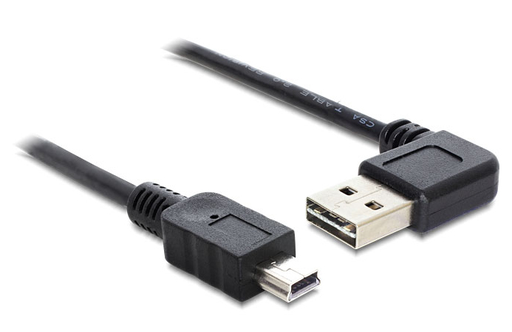 [2927678000] Delock 3m USB 2.0 A - miniUSB m/m - 3 m - USB A - Mini-USB A - USB 2.0 - Male/Male - Black