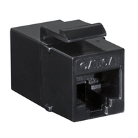 [5635218000] LogiLink NK4014 - Flach - Schwarz - RJ-45 - RJ-45 - Weiblich - Weiblich