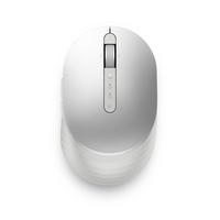 [10269438000] Dell Premier Rechargeable Wireless Mouse - MS7421W - Ambidextrous - Optical - RF Wireless + Bluetooth - 1600 DPI - Platinum - Silver