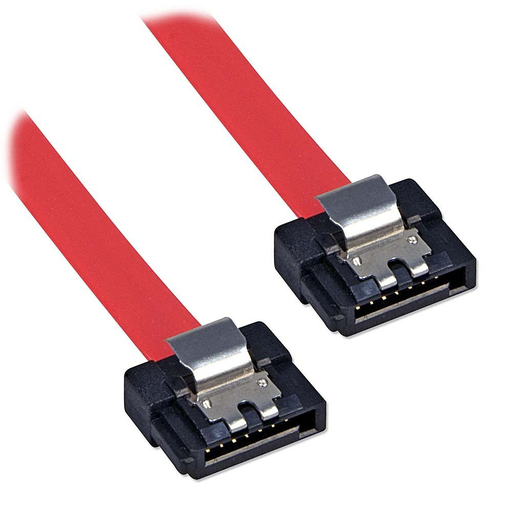 Lindy Internes SATA - Kabel mit extrem kurzen Latch-Steckern