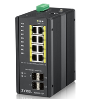 [5109965000] ZyXEL RGS200-12P - Managed - L2 - Gigabit Ethernet (10/100/1000) - Power over Ethernet (PoE) - Rack-Einbau - Wandmontage