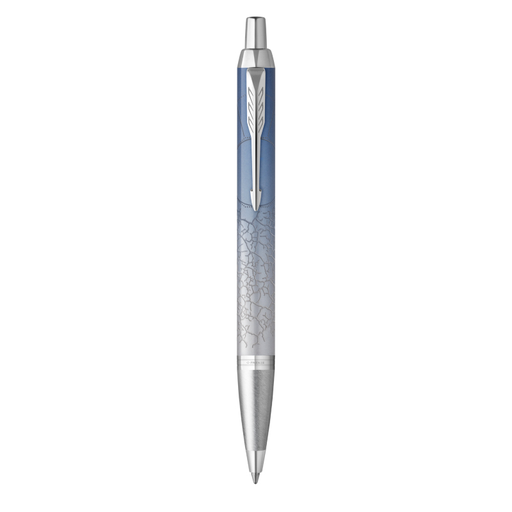 Parker Kugelschreiber IM Premium S.E. Polar Silver M Blau