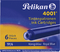 Pelikan TP/6 Blue - Tinte auf Pigmentbasis - 6 Stück(e) - Multipack