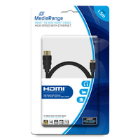 [5362116000] MEDIARANGE MRCS165 - 1.5 m - HDMI Type A (Standard) - HDMI Type C (Mini) - 3D - 10.2 Gbit/s - Black