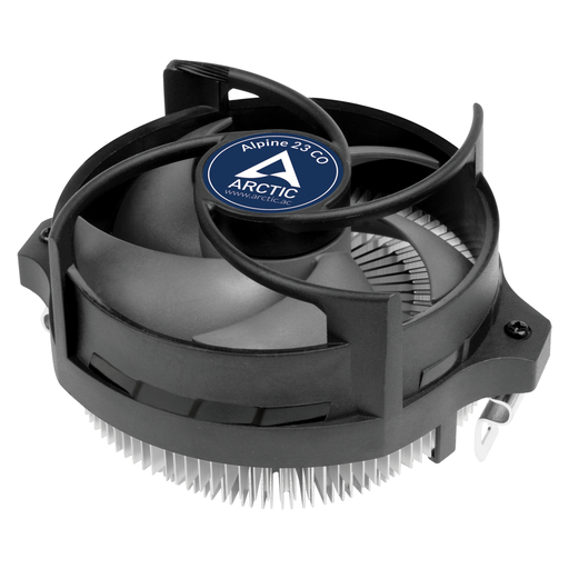 Arctic Alpine 23 CO - Kompakter AMD CPU-Kühler für den Dauerbetrieb - Kühlset - 9 cm - 200 RPM - 2700 RPM - 0,3 Sone - Aluminium - Schwarz