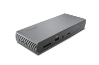 Kensington SD5700T Thunderbolt™ 4 Dual 4K Docking Station with 90W PD - Windows/macOS - Wired - Thunderbolt 4 - 90 W - 3.5 mm - 1000,100,10 Mbit/s - Grey