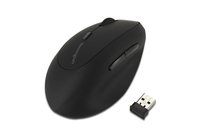 Kensington Pro Fit® Ergo Wireless Maus für Linkshänder - Linkshändig - 1600 DPI - Schwarz