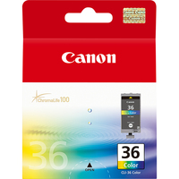Canon CLI-36 C/M/Y Colour Ink Cartridge - Standard Yield - Pigment-based ink - 1 pc(s)