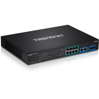 [7425886000] TRENDnet TPE-3012LS - Managed - Gigabit Ethernet (10/100/1000) - Full duplex - Power over Ethernet (PoE) - Rack mounting - 1U