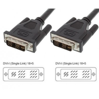 [6904184000] Techly DVI-I 18+5 Single Link, Anschlusskabel Stecker/Stecker, Analog / Digital, 1,8m