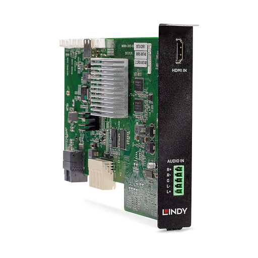 [8717341000] Lindy Single Port HDMI 18G Input Board - Erweiterungsmodul - HDMI x 1 + Audio x 1