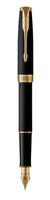 Parker 1931517 - Black,Gold - Blue - Gold,Lacquer - Round nib - Gold plated steel - Medium
