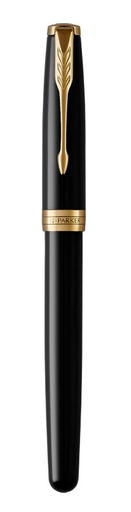 [5233786000] Parker 1931495 - Black - Gold - Blue - Gold - Lacquer - Round nib - Gold plated steel - Medium