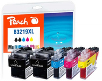 Peach PI500-246 - Tinte auf Pigmentbasis - Schwarz - Cyan - Magenta - Gelb - Brother - Multi pack - Brother MFCJ 5330 DW Brother MFCJ 5330 DW XL Brother MFCJ 5335 DW Brother MFCJ 5730 DW Brother... - 5 Stück(e)