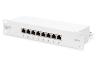 DIGITUS CAT 6, Class E Patch Panel, shielded, grey