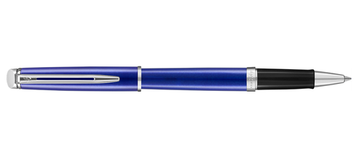 WATERMAN Hémisphère - Stick pen - Black,Blue - Black - Stainless steel - Lacquer - Fine