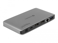 [11936994000] Delock 87777 - Wired - Thunderbolt 3 - 60 W - 3.5 mm - 10,100,1000 Mbit/s - Grey