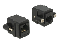 Delock 85124 - RJ-45 - RJ-45 - Black