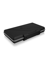 [9621002000] ICY BOX IB-AC620-M2 - Hard shell case - EVA (Ethylene Vinyl Acetate) - Silicone - 64 g - Black