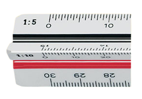 [7688566000] Möbius   Ruppert 716370010 - Maßstabslineal - Kunststoff - Polystyrol - Schwarz - Rot - Weiß - 30 cm - 1 Stück(e)