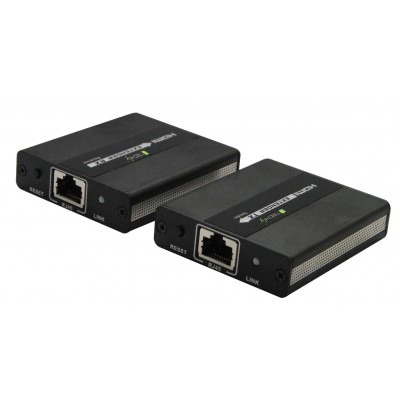 Techly IDATA-EXT-E71 - 1920 x 1080 pixels - AV transmitter & receiver - 120 m - Wired - Black - HDCP