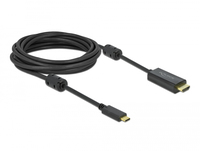[9617528000] Delock 85972 - 5 m - USB Type-C - HDMI - Male - Male - Straight