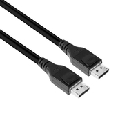 [6656844000] Club 3D DisplayPort 1.4 HBR3 8K Cable M/M 5m /16.40ft - 5 m - DisplayPort - DisplayPort - Male - Male - 7680 x 4320 pixels