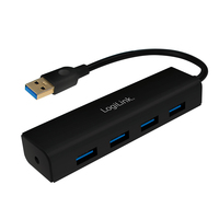 [5886703000] LogiLink UA0295 - USB 3.2 Gen 1 (3.1 Gen 1) Type-A - USB 3.2 Gen 1 (3.1 Gen 1) Type-A - 5000 Mbit/s - Black - 0.15 m - CE - ROHS